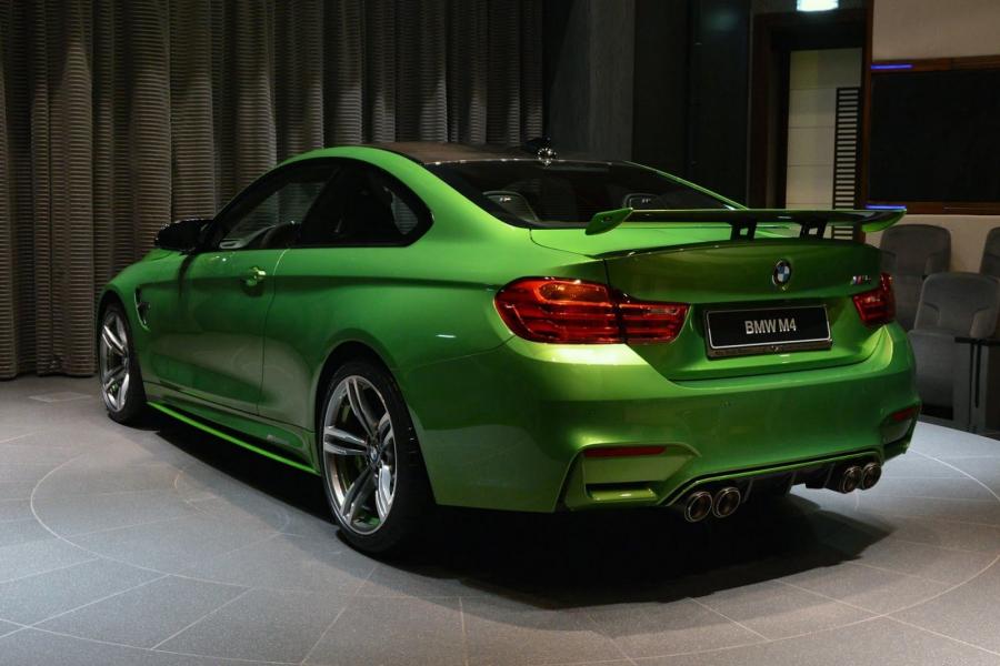  BMW M4 Coupe Java Green by Abu Dhabi Motors 2015 года  (фото 18 из 34)